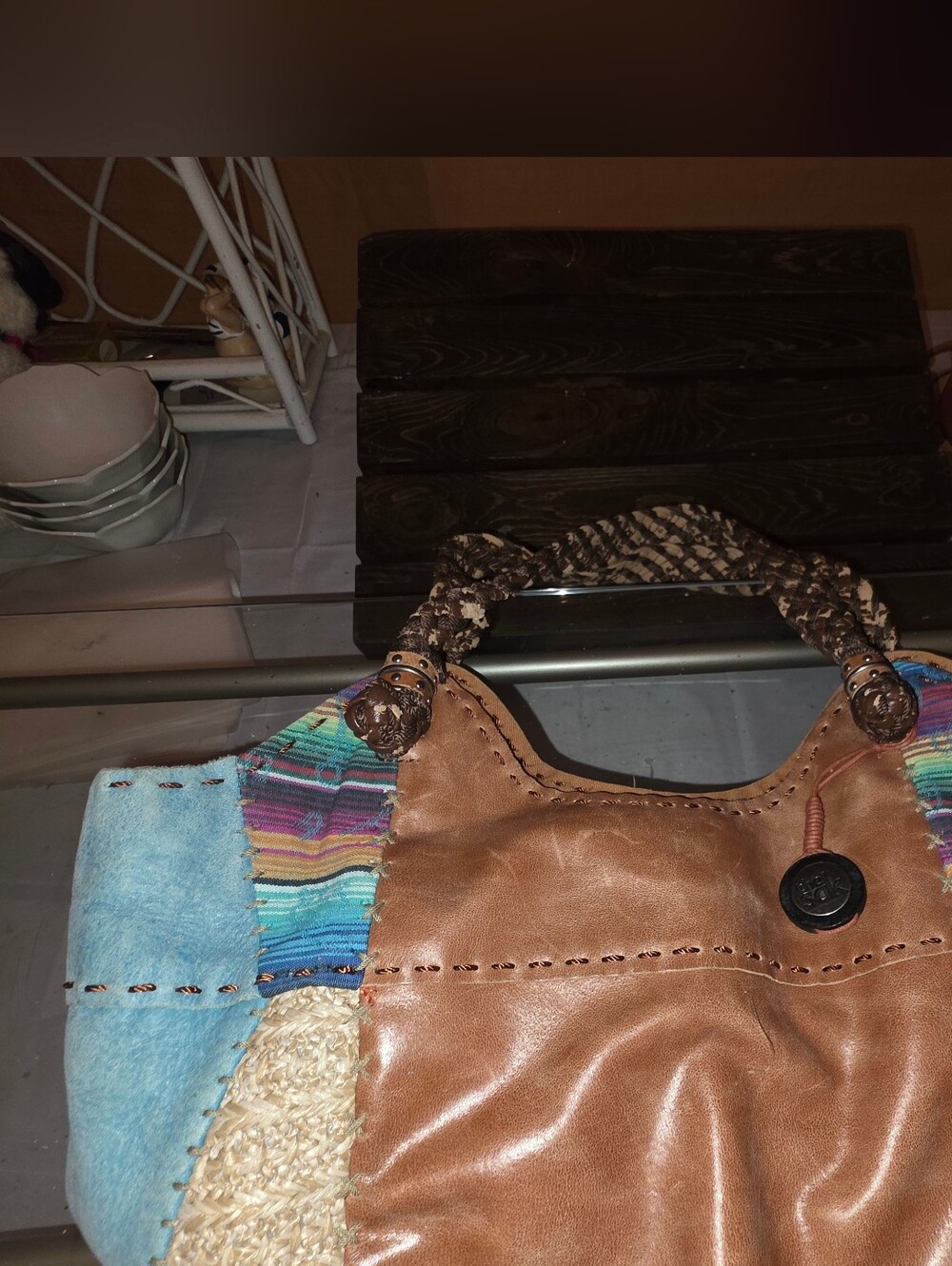The Sak Y2k/vintagecore Patch Bag